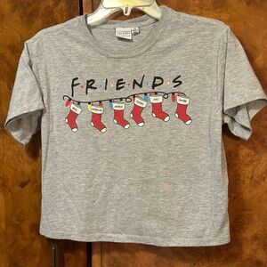 Friends Christmas crop top